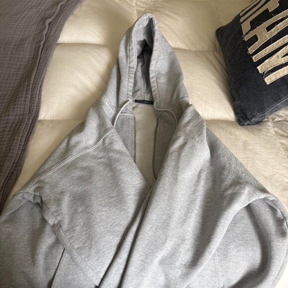 Brandy Melville Women's Grey Hoodie - Picture 1 of 3